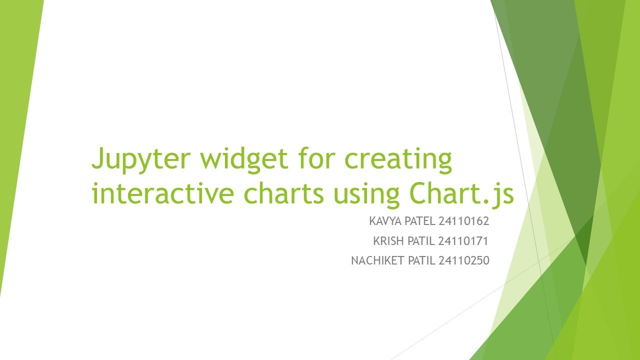 Interactive Data Visualization with Ipychart: A Python Chart.js Bridge | PSDV Exposition | J007