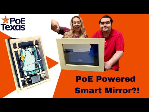 REVEAL | POE POWERED SMART MIRROR - Part 2 | Using a Raspberry Pi