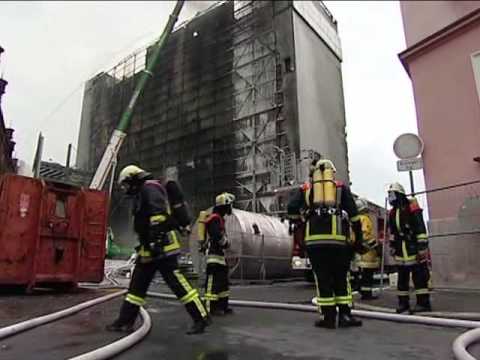 Großbrand Kulmbacher Brauerei