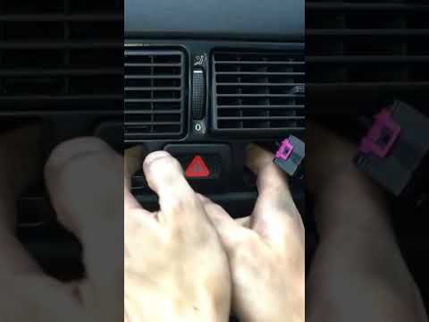 How to remove Hazard warning light switch VW Golf #shorts #vw #volkswagen #golf