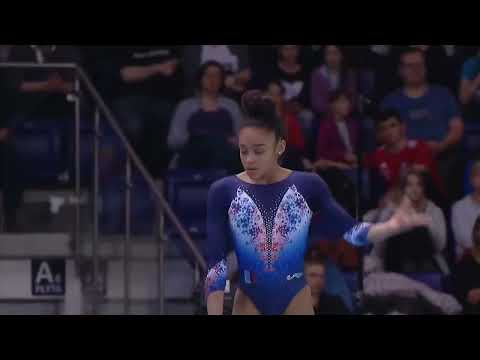 🥇 Melanie de Jesus dos Santos 🇫🇷 FX AA 13.600 2019 European Championships 