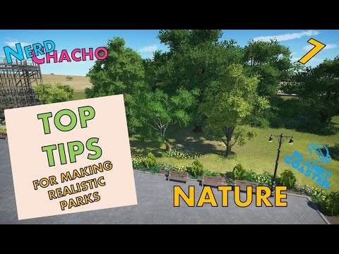 #7 - Nature - Planet Coaster Tutorial - Realistic Looking Parks in Planet Coaster