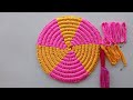 Super Beautiful Doormat Idea Doormat Making At Home Craft With Priya