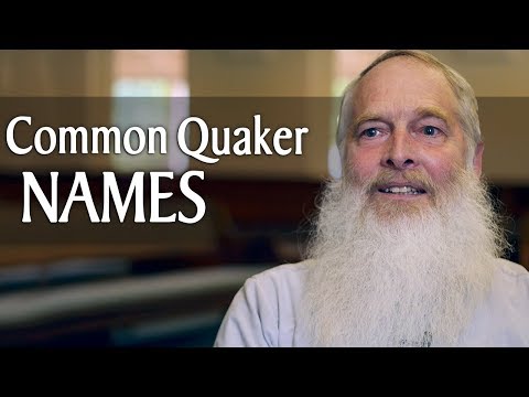 Common Quaker Names