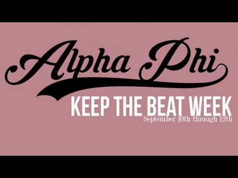 Alpha Phi Keep The Beat Week 2017