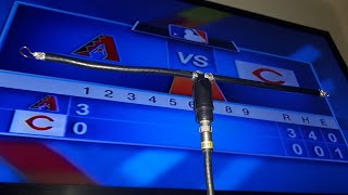 How To Make a tv antenna with coaxial cable (TV receiving )📡
