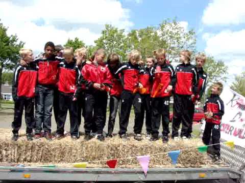 Broekster Wâlden D1 Kampioen  1ste Klasse C 2008 -2009