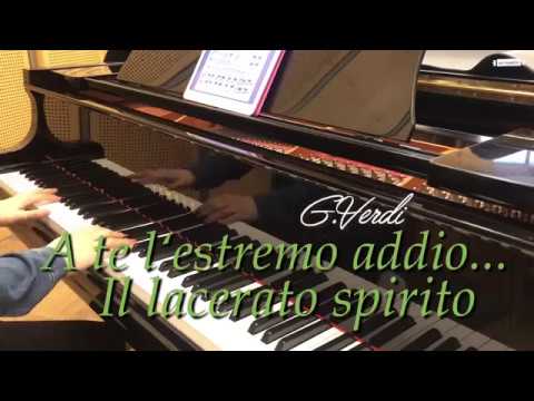 A te l‘estremo addio...Il lacerato spirito, Karaoke, Accompaniment, Simon Boccanegra