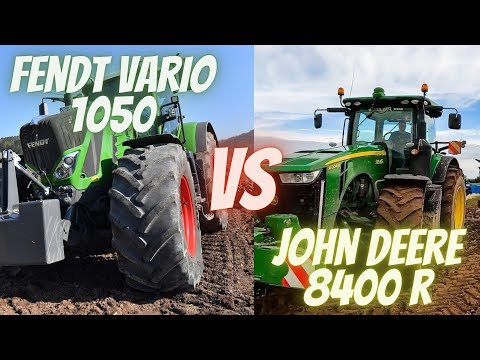 FENDT VARIO 1050 VS JOHN DEERE 8400R #fendt #top #tractor #johndeere