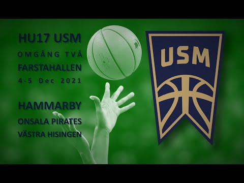 Hammarby Basket U17 vs. Västra Hisningen BK U17 USM Highlights 2021-12-04 Farstahallen