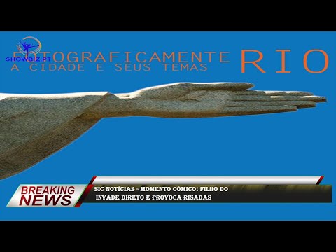 SIC Notícias - Momento cómico! Filho do  invade direto e provoca risadas