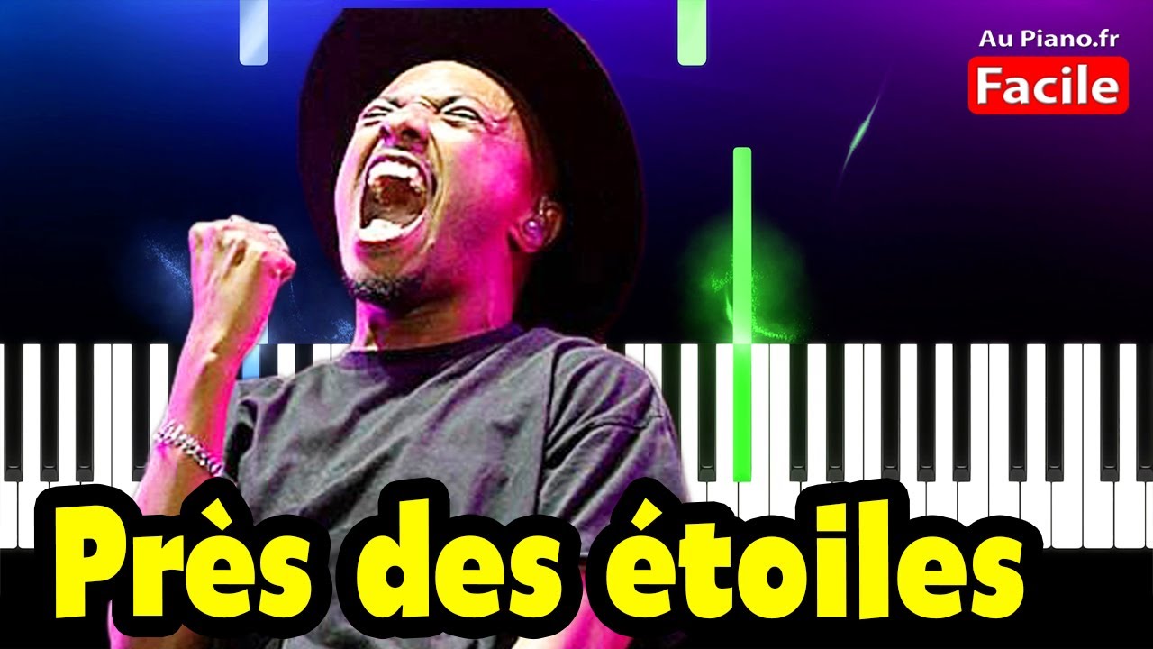 Soprano Près des étoiles - Piano Cover Tutorial Lyrics (Au Piano.fr