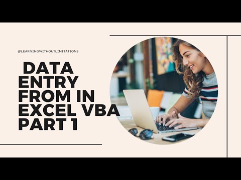 HOW TO DESIGN FORM IN EXCEL VBA PART I