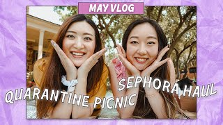 Quarantine Picnic + Sephora Haul | Crystall Cho