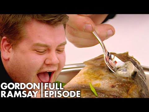 Gordon Ramsay Gets James Corden To Eat A Fish’s Eye | The F Word FULL EPISODE