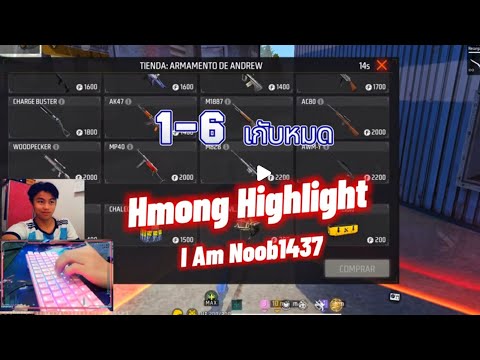 1-6 hmong laos freefire #noob1437 #freefire #freefiremax #fyp #youtube