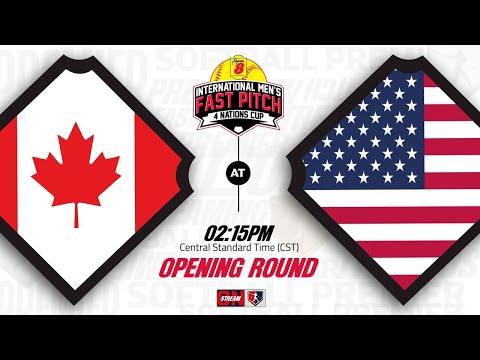 |LIVE| Canada v United States  | Super 8  4 Nations Cup - International Men's FastPitch