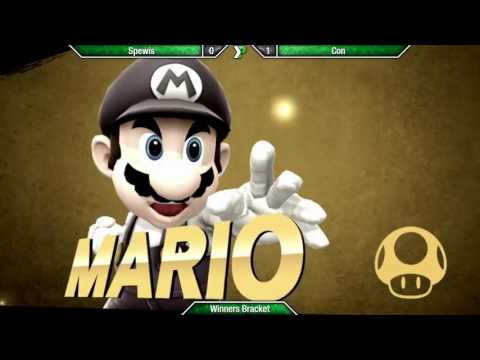 EVAC 19/8/16 - Spewis (Mario/Corrin) vs Con (Mario/Falco) - Winners Finals - Smash 4