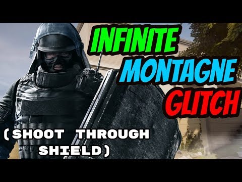 (NEW) INFINITE MONTAGNE SHIELD GLITCH - SHOOT THROUGH SHIELD (Rainbow Six Siege)