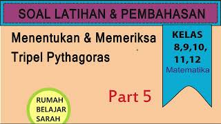 Menentukan & Membuktikan Tripel Pythagoras 5