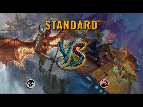 MTG Standard - Mono Black Midrange by Numbskull VS Mono Red Aggro by NCLRVTMN
