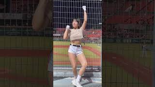 【台湾チア】Unigirls詩詩 陳聖平應援 #統一獅 #cheerleader