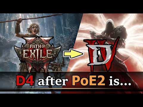 I tried going back to D4 after PoE2 and well...