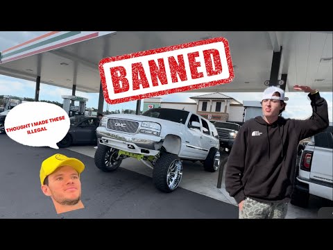 Driving Squatted Trucks in a BANNED State