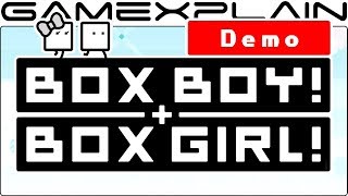 BOXBOY + BOXGIRL! Demo - Game & Watch (Nintendo Switch)