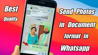 How to Send Photos in Document Format in ios (iPhone)🔥🔥