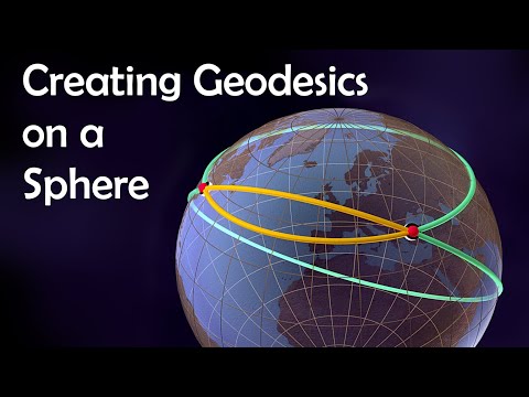 Creating Geodesics on a Sphere