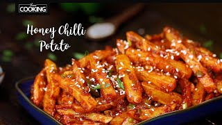 Crispy Honey Chilli Potato | Potato Recipes | Restaurant Style Chilli Potatoes | Veg Starter Recipes