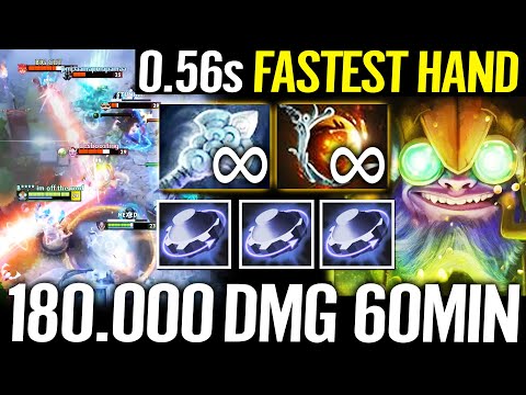 🔥 100% World Fastest Hand Tinker EVER - 180.000 DMG 60MIN Wind Waker + Aghanim WTF Crazy Dota 2 Pro