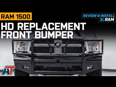 2013-2018 RAM 1500 HD Replacement Front Bumper Review & Install