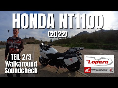 Honda NT 1100 (2022) mit DCT | Walkaround, Display, Windschild, Soundcheck (DEUTSCH) Teil 2/3