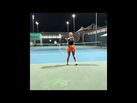 College Tennis Recruit Video OverBoarder - Hana Sherif