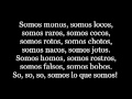 Jarabedepalo - Somos *Lyrics* 