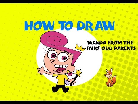 How to draw Wanda from Fairly Odd Parents – STEP BY STEP – ART LESSONS