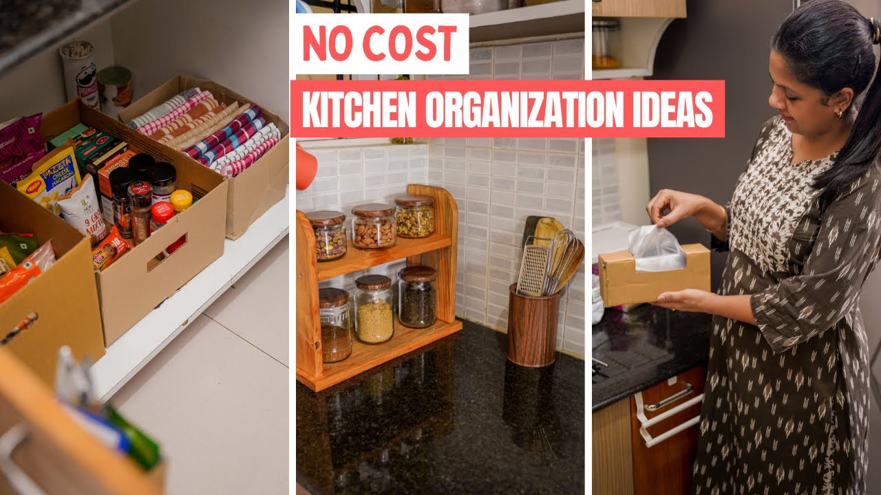 11 No-Cost Kitchen Organization Ideas Using Stuff You Already Have