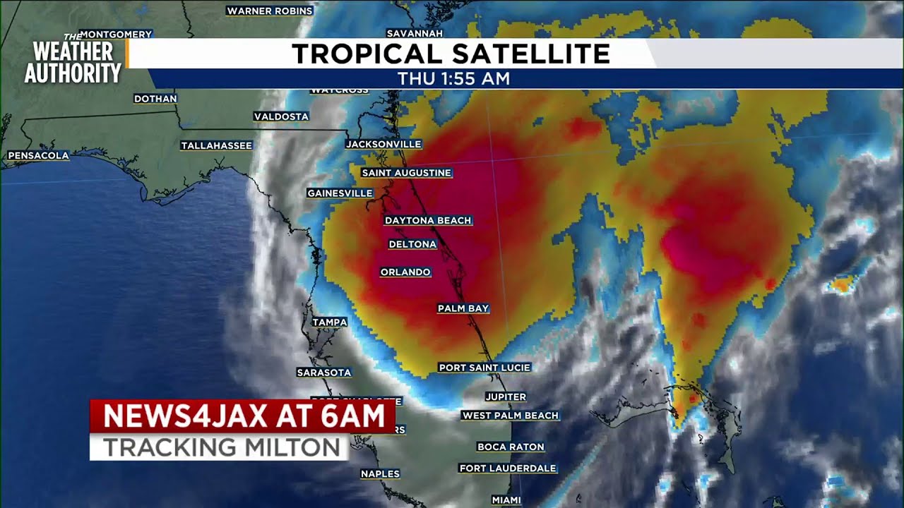 6 A.M. MILTON UPDATE: Hurricane Milton moves off Florida’s east coast