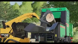 Choppin' Trees and Brush Hoggin' | Farming Simulator 19 (Raven Port EP 6)