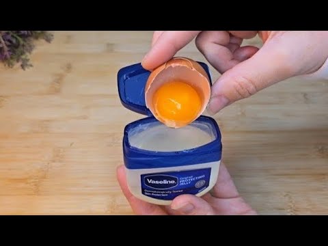 Pomiješajte vazelin s jajetom i bit ćete iznenađeni! Da sam samo ovo ranije znao/la!
