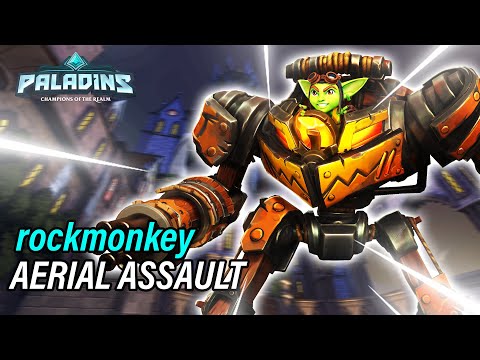 rockmonkey Ruckus Pro Competitive l GRANDMASTER l AERIAL ASSAULT l PALADINS GAMEPLAY