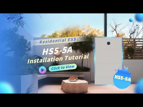 Lithium Valley | HS5-5A Residential Energy Storage System – Installation Video