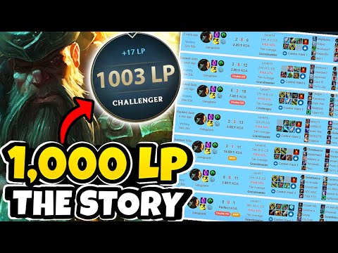 The story of how I became a 1000+ LP Challenger Gangplank Onetrick