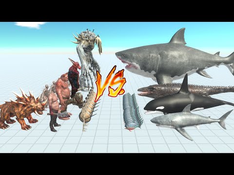 AQUATICS VS INFERNALS Animal Revolt Battle Simulator
