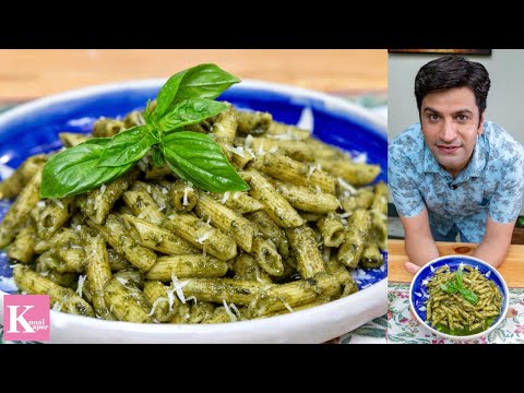 Pesto Pasta Recipe | pesto sauce pasta | pasta banane ka tarika | Chef Kunal Kapur Recipes
