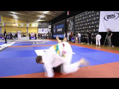 XIV Puchar Polski BJJ: Adam Wardziński 1 walka elita 88 kg