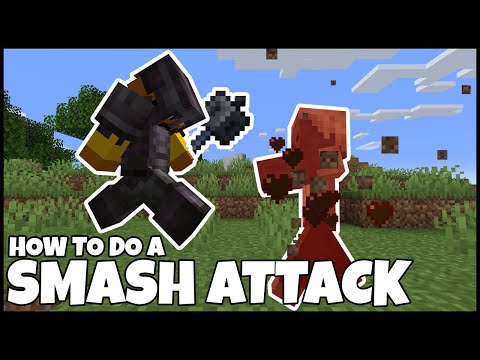 How To DO A SMASH ATTACK In MINECRAFT