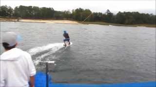 preview picture of video 'Luke Keeler Wake Boarding for the first time'
